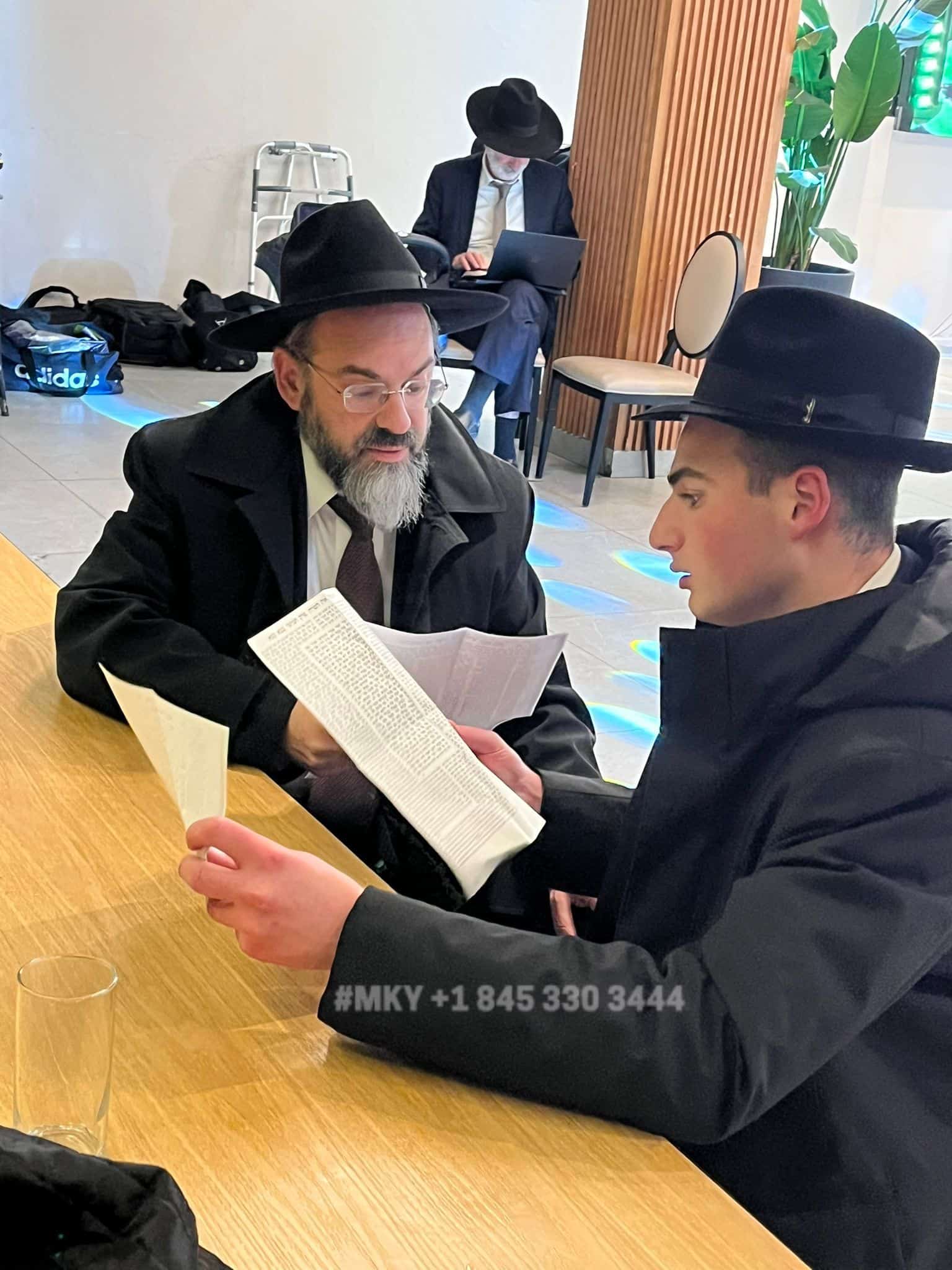 At a chasunah in Eretz Yisrael, Rav Moshe Ahron Friedman and his ...